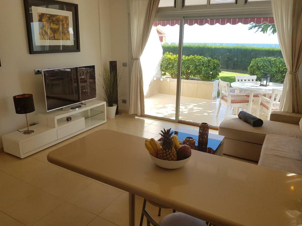 First Line Seaside Apartment San Agustín Exterior foto