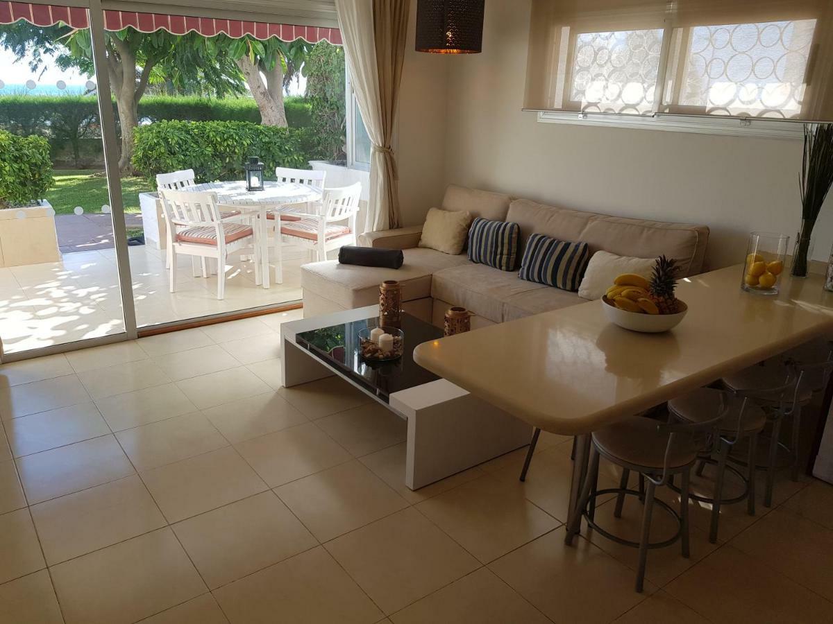 First Line Seaside Apartment San Agustín Exterior foto